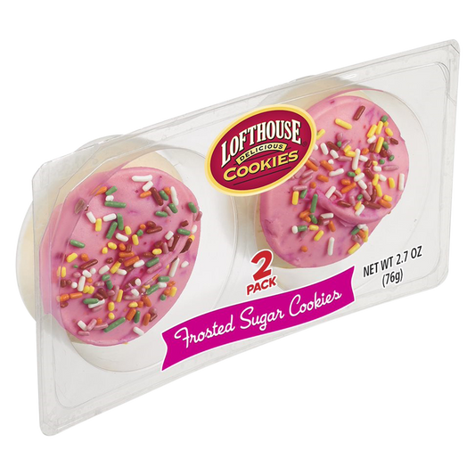 Lofthouse Frosted Sugar Cookies 2-pack 2.7oz