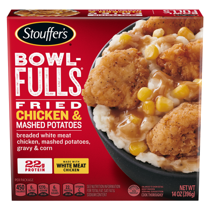Stouffer's Frozen BowlFull Fried Chicken & Mashed Potato Meal 13.5oz
