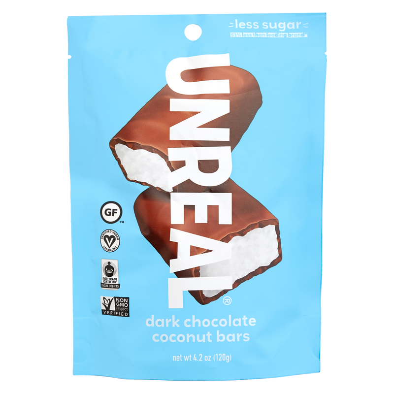 Unreal Dark Chocolate Coconut Bars 4.2oz