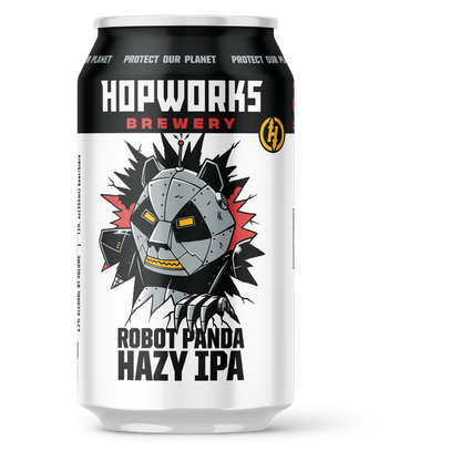 Hopworks Robot Panda Hazy IPA 6pk 12oz Can