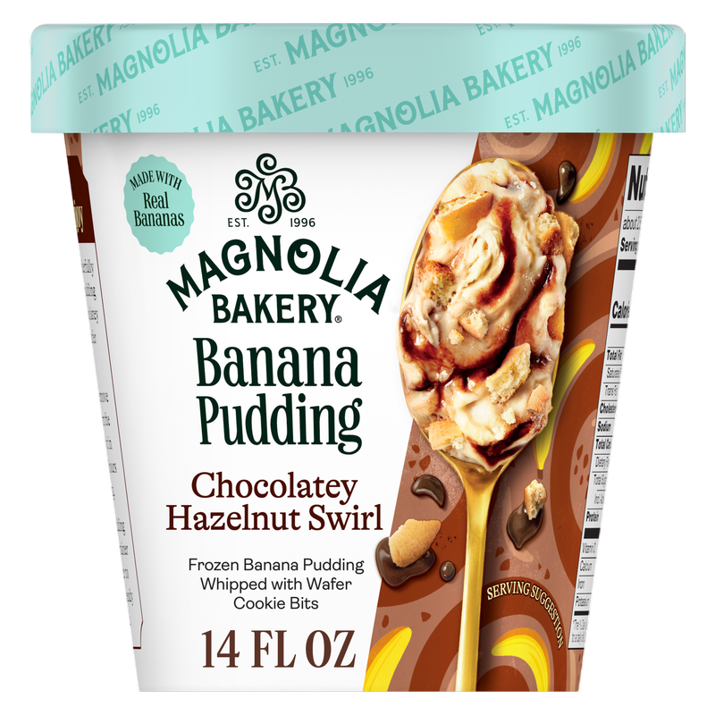 Magnolia Bakery Banana Pudding Chocolatey Hazelnut Swirl, 14oz.
