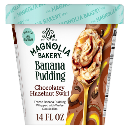 Magnolia Bakery Banana Pudding Chocolatey Hazelnut Swirl, 14oz.