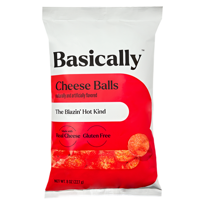 Basically Blazin' Hot Cheese Balls 8oz