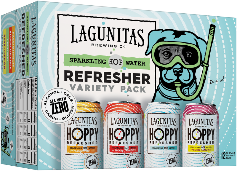 Lagunitas Hoppy Refresher Variety Pack, 12 Pack, 12 fl. oz. Cans