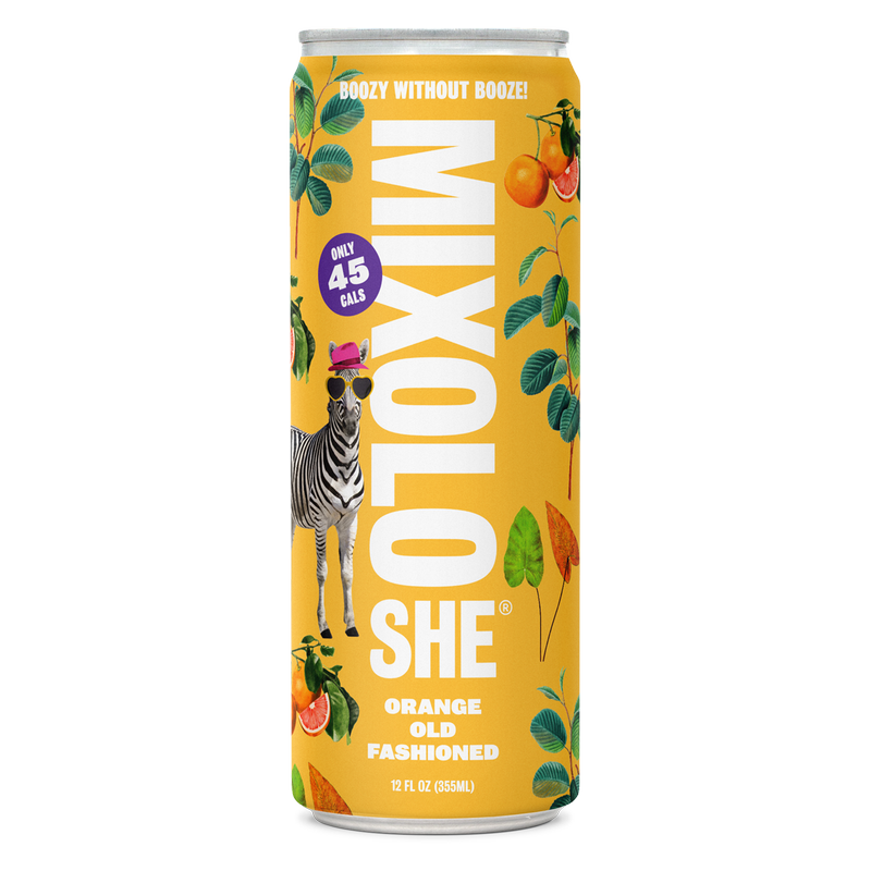Mixoloshe Orange Old Fashioned Non-Alcoholic Cocktail 4pk 12oz Can