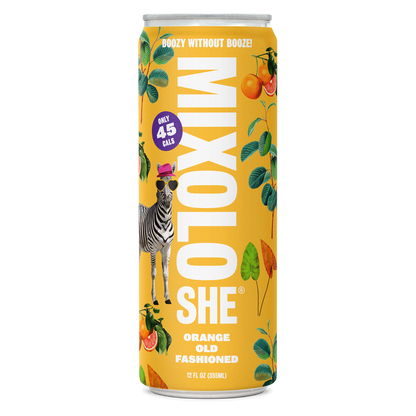 Mixoloshe Orange Old Fashioned Non-Alcoholic Cocktail 4pk 12oz Can