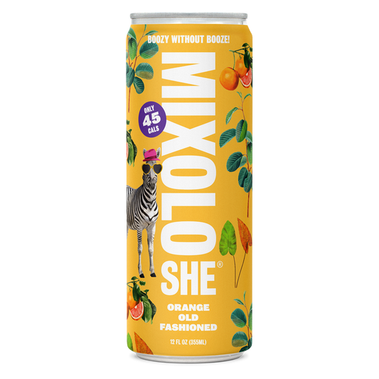 Mixoloshe Orange Old Fashioned Non-Alcoholic Cocktail 4pk 12oz Can