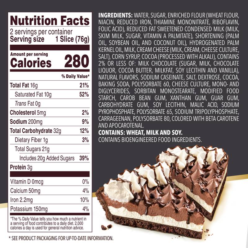 Edwards Frozen Hershey's Chocolate Cream Pie Slices - 2ct