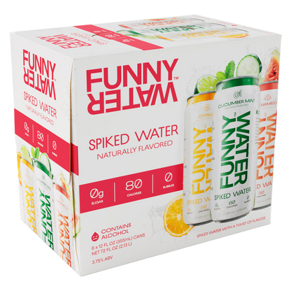Funny Water Original Variety Pack 1 6pk 12oz