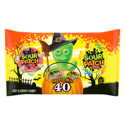Sour Patch Kids Assorted Spooky Mix 40 Count