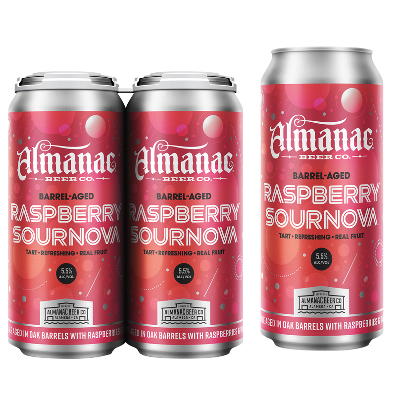 Almanac Sournova Series - Raspberry Sournova 4pk 16oz Can