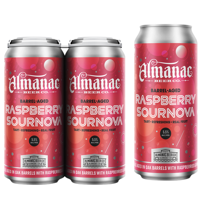 Almanac Sournova Series - Raspberry Sournova 4pk 16oz Can