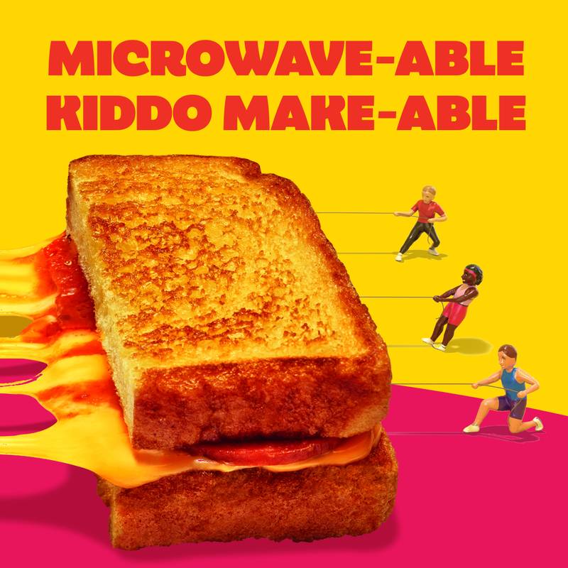 Lunchables Crispy Grilled Cheesies, Pepperoni Pizza Sandwich 2ct