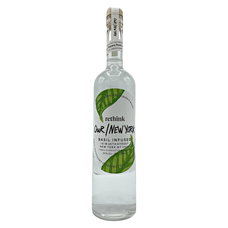Our/New York Basil Vodka 750ml (70 Proof)