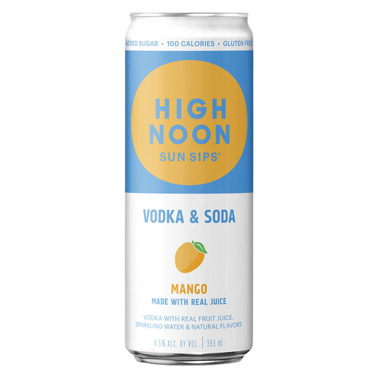 High Noon Mango 12oz Single Can 4.5% ABV