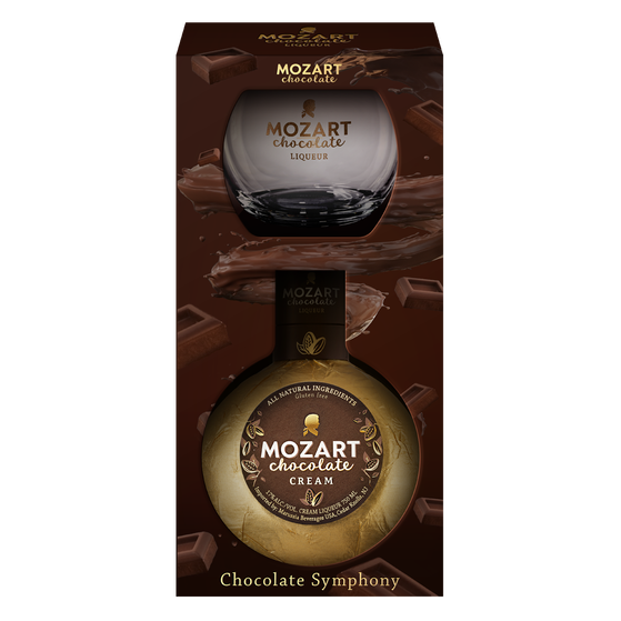 Mozart Chocolate Cream Gift Set 750ml Bottle