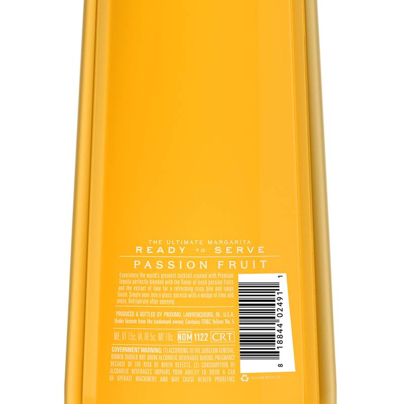 1800 The Ultimate Margarita Passion Fruit Ready to Drink Cocktail 1.75L 9.95% ABV