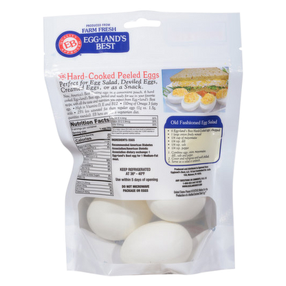 Eggland's Best Hard-Cooked Peeled Eggs - 6ct