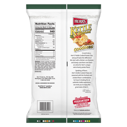 Herr's Honey Jalapeno Kettle, 7.5oz