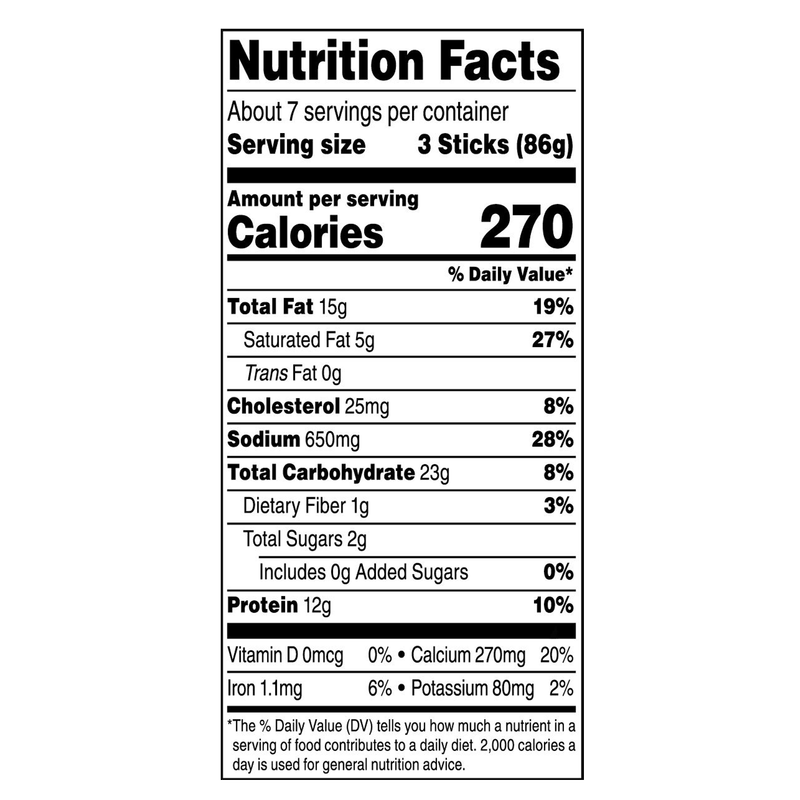 Farm Rich Frozen Breaded Mozzarella Cheese Sticks 22oz