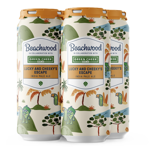 Beachwood Brewing Lucky and Cheeky IPA (4PKC 16 OZ)