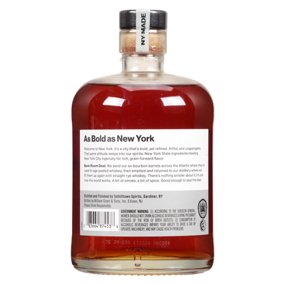 Hudson Whiskey Back Room Deal 750 ml
