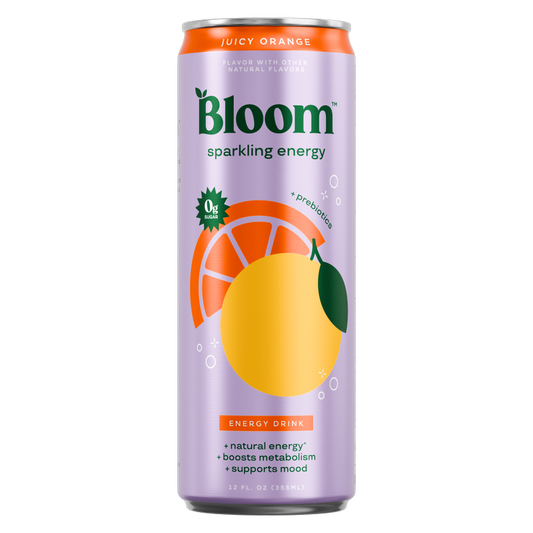 Bloom Juicy Orange Sparkling Energy 12oz Can