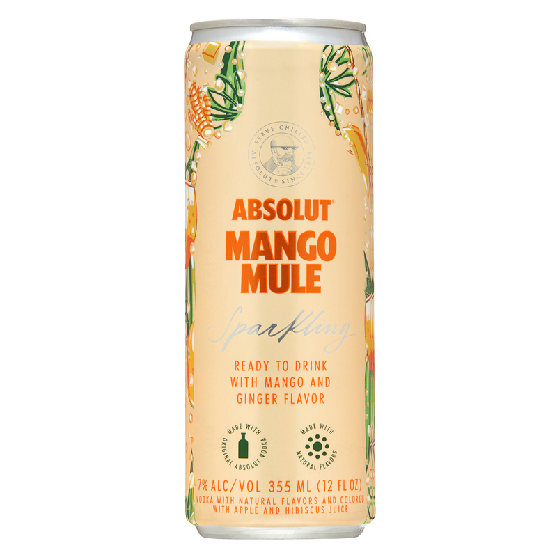 Absolut Mango Mule 4pk 12oz Can 7.0% ABV