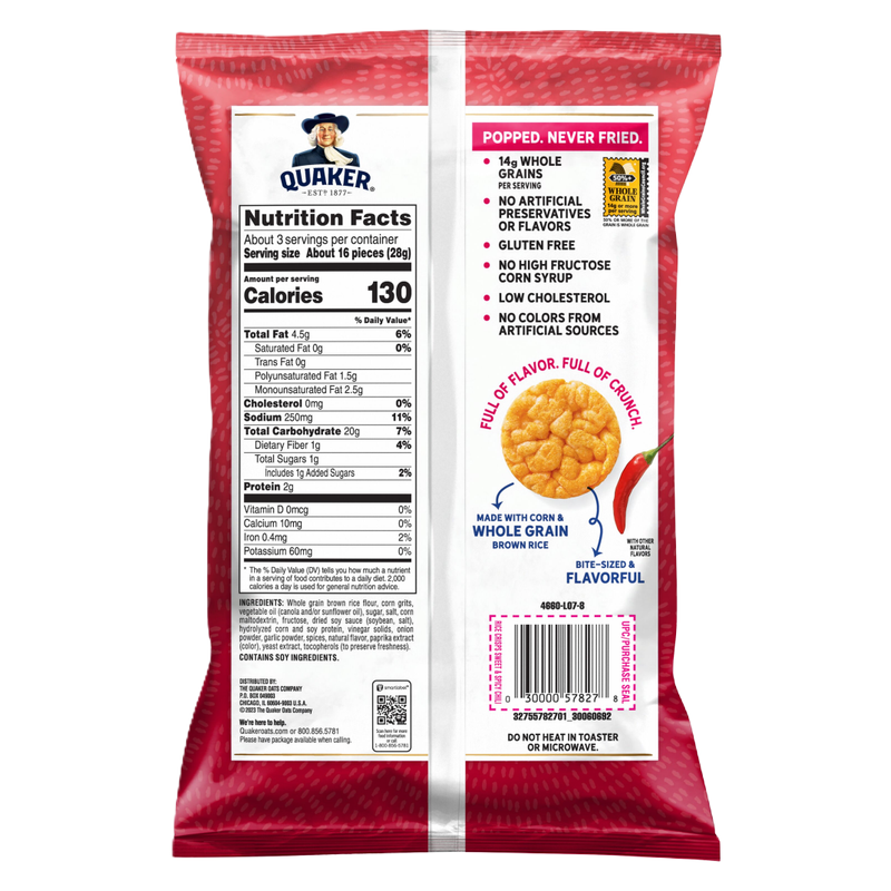 Quaker Rice Crisps Sweet Chili 3.03oz