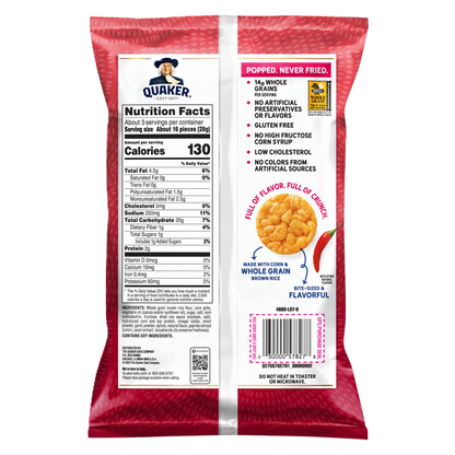 Quaker Rice Crisps Sweet Chili 3.03oz