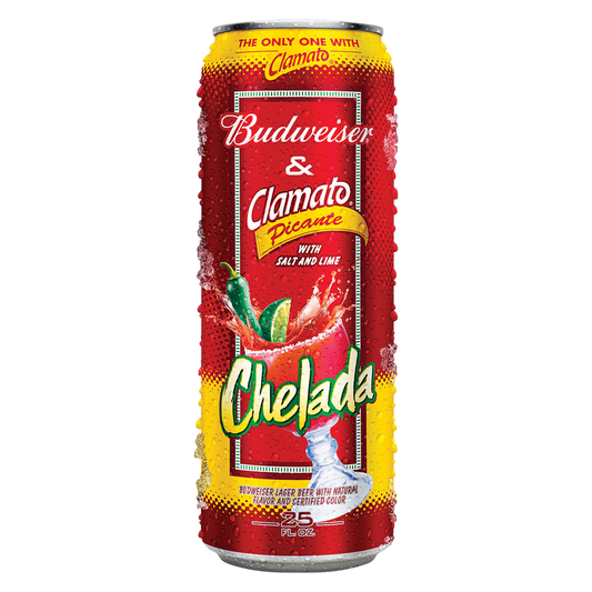 Budweiser Chelada Picante 25oz Can 5.0% ABV