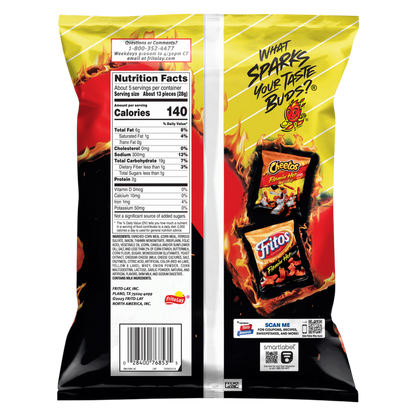 Funyuns Onion Flavored Rings Flamin' Hot Flavored 5.25oz