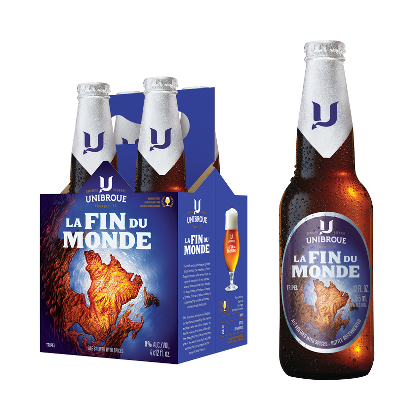 Unibroue La Fin Du Monde 4pk Btl 9.0% ABV