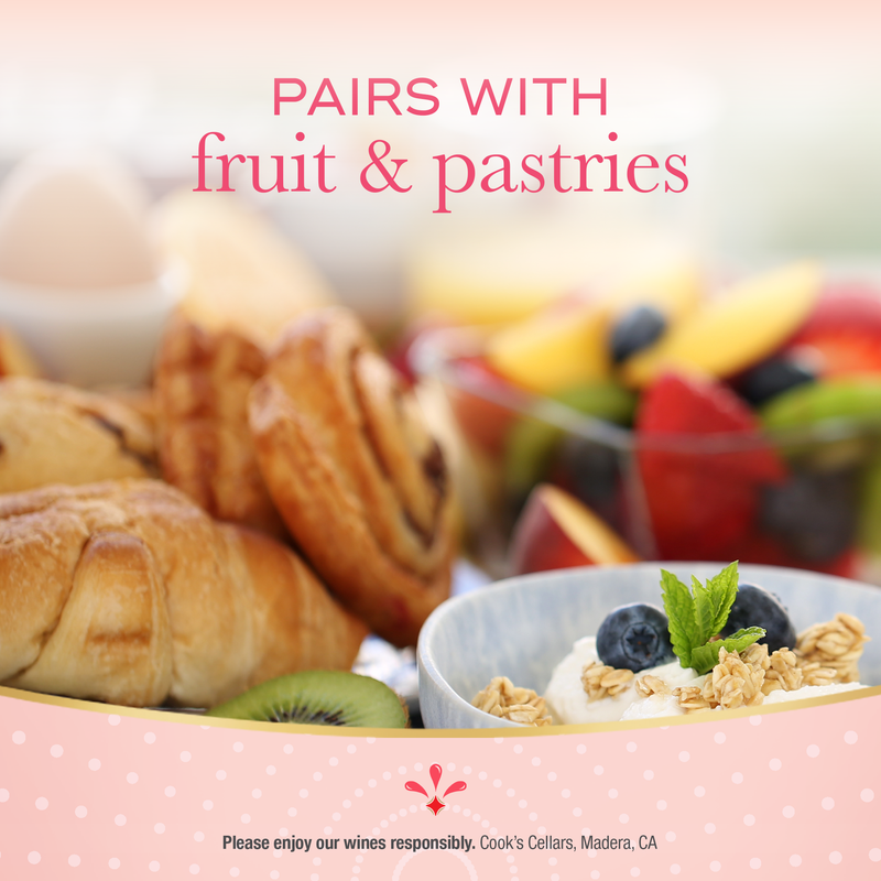 Cooks Sparkling Strawberry Mimosa 750ml Bottle