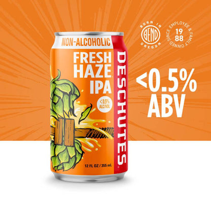 Deschutes Fresh Hazy IPA Non-Alcoholic 6pk 12oz Can
