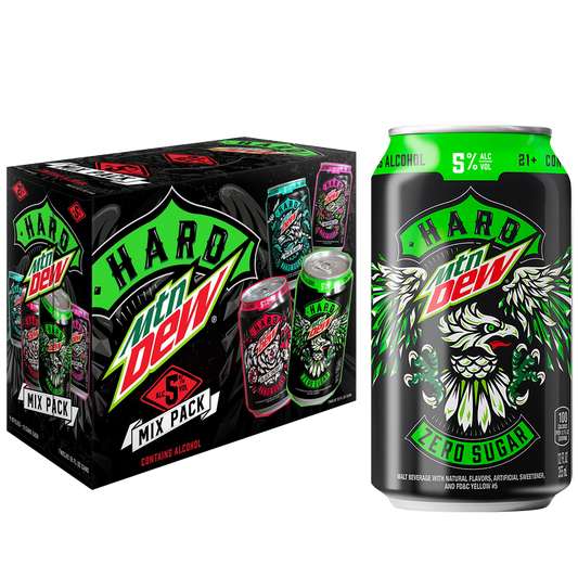 MTN DEW Hard Zero Sugar Variety 12pk 12oz Can 5.0% ABV