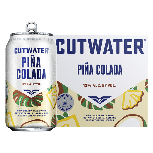 Cutwater Rum Piña Colada 4pk 12oz Cans 13% ABV