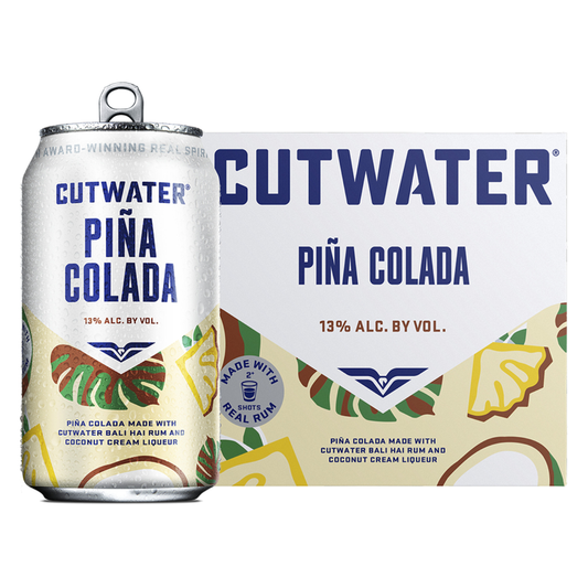 Cutwater Rum Piña Colada 4pk 12oz Cans 13% ABV