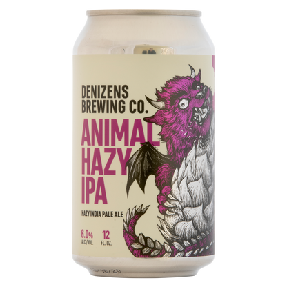 Denizens Animal Hazy IPA 6pk 12oz Can 6.0% ABV