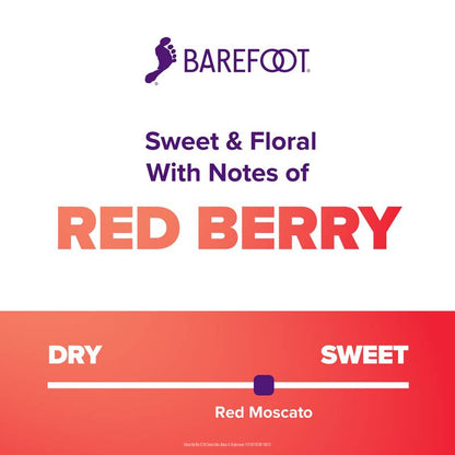 Barefoot Red Moscato 750ml