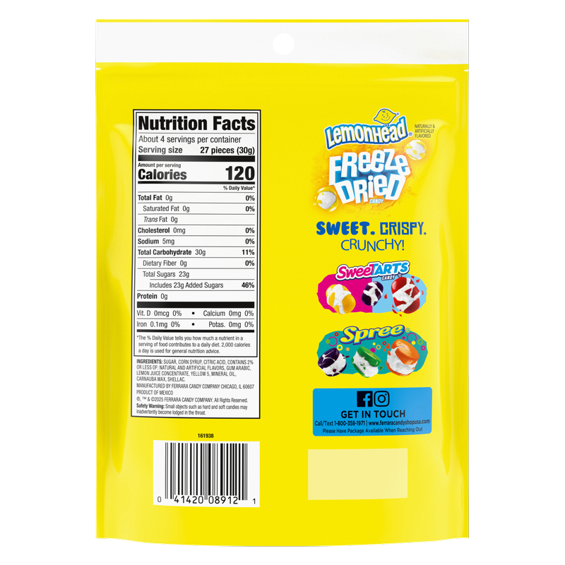Lemonhead Freeze Dried, 4oz