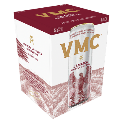 VMC Jamaica Hibiscus Tequila Cocktail 4pk Can 5.5%ABV