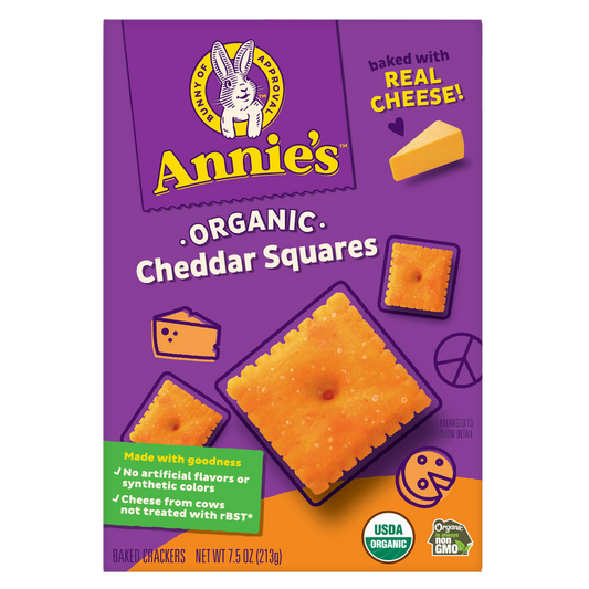 Annie's Homegrown Organic Cheddar Crackers 7.5oz