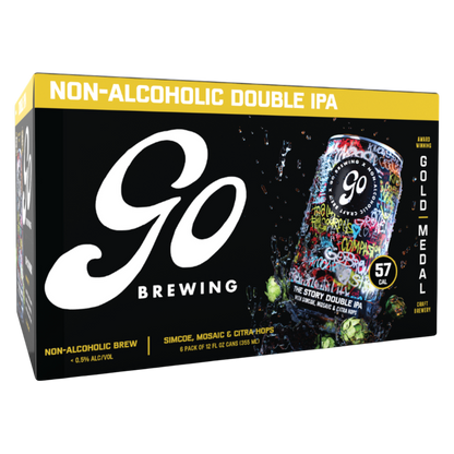 Go Brewing The Story Double IPA 6pk 12oz Can 0.5% ABV