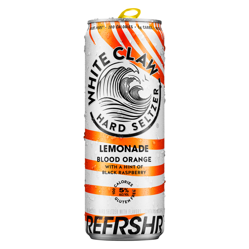 White Claw REFRSHR Lemonade Blood Orange with a hint of Black Raspberry Single 12oz Can 5.0% ABV