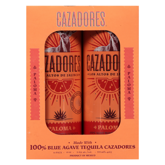 Cazadores Paloma 4pk 12oz Can 5.9% ABV