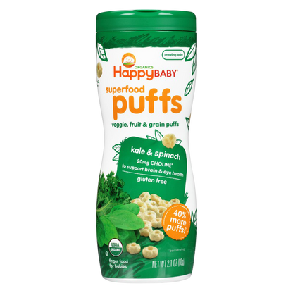 Happy Baby Organic Kale & Spinach Puffs 2.1oz