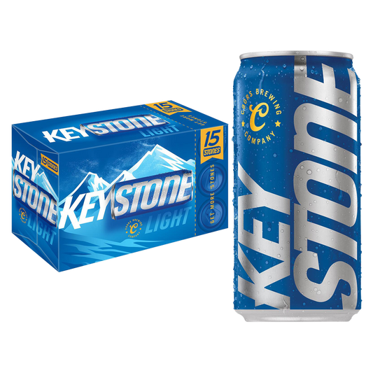 Keystone Light 15pk 12oz Can 4.1% ABV