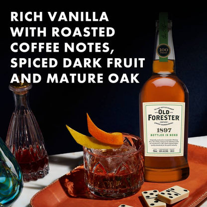 Old Forester Whiskey Row Series: 1897 Bottled in Bond Kentucky Straight Bourbon Whisky, 750 mL Bottle, 100 Proof