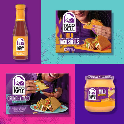 Taco Bell Mild Salsa Con Queso Cheese Dip, 15oz.